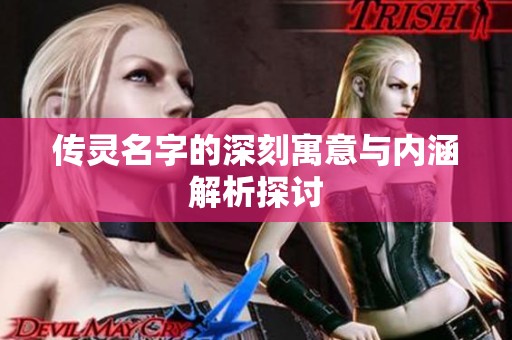 传灵名字的深刻寓意与内涵解析探讨