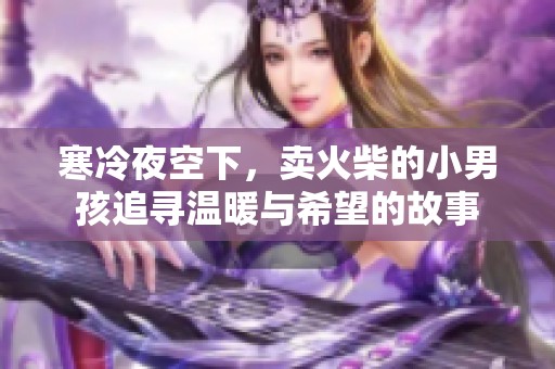 寒冷夜空下，卖火柴的小男孩追寻温暖与希望的故事