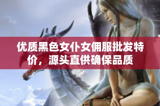 优质黑色女仆女佣服批发特价，源头直供确保品质