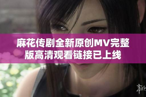 麻花传剧全新原创MV完整版高清观看链接已上线