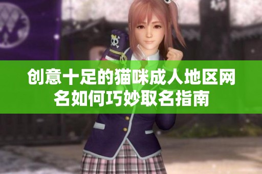 创意十足的猫咪成人地区网名如何巧妙取名指南