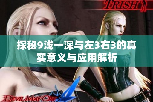 探秘9浅一深与左3右3的真实意义与应用解析