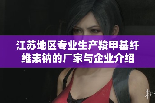 江苏地区专业生产羧甲基纤维素钠的厂家与企业介绍