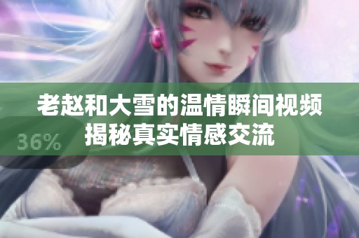 老赵和大雪的温情瞬间视频揭秘真实情感交流