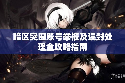 暗区突围账号举报及误封处理全攻略指南