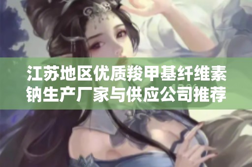 江苏地区优质羧甲基纤维素钠生产厂家与供应公司推荐