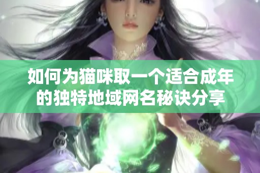 如何为猫咪取一个适合成年的独特地域网名秘诀分享
