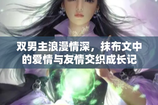 双男主浪漫情深，抹布文中的爱情与友情交织成长记