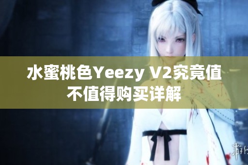 水蜜桃色Yeezy V2究竟值不值得购买详解