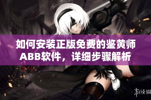 如何安装正版免费的鉴黄师ABB软件，详细步骤解析