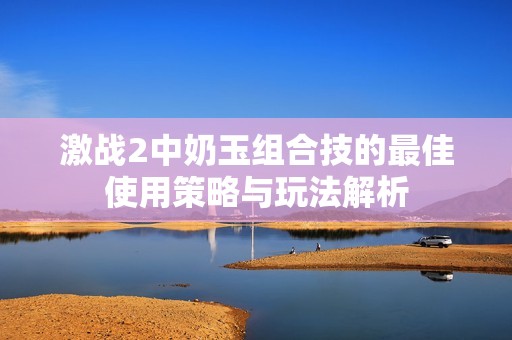 激战2中奶玉组合技的最佳使用策略与玩法解析