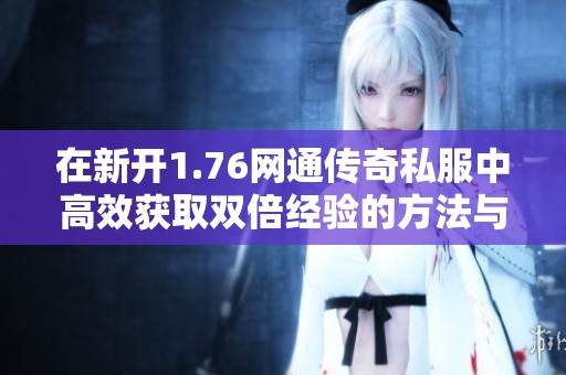 在新开1.76网通传奇私服中高效获取双倍经验的方法与技巧分享