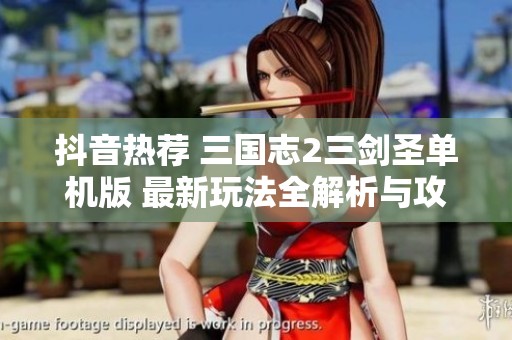 抖音热荐 三国志2三剑圣单机版 最新玩法全解析与攻略分享