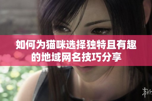 如何为猫咪选择独特且有趣的地域网名技巧分享
