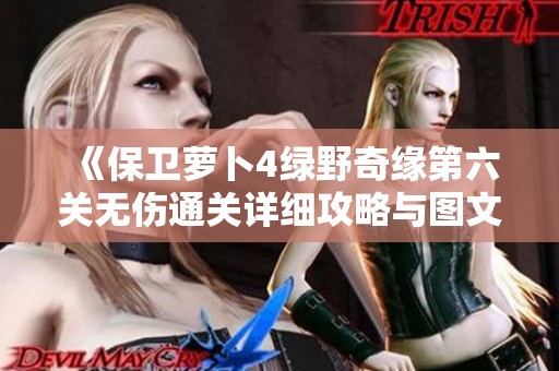 《保卫萝卜4绿野奇缘第六关无伤通关详细攻略与图文教程分享》