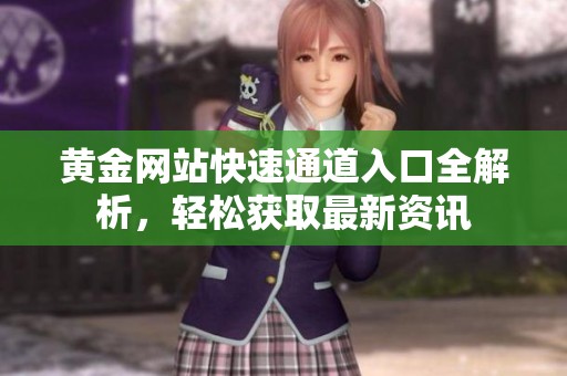 黄金网站快速通道入口全解析，轻松获取最新资讯