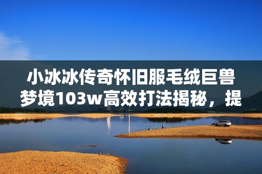 小冰冰传奇怀旧服毛绒巨兽梦境103w高效打法揭秘，提升战斗胜率的实用攻略