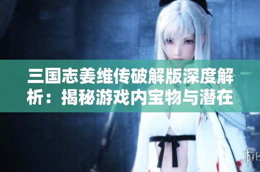 三国志姜维传破解版深度解析：揭秘游戏内宝物与潜在风险的真实面貌