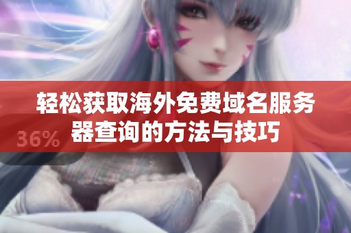 轻松获取海外免费域名服务器查询的方法与技巧