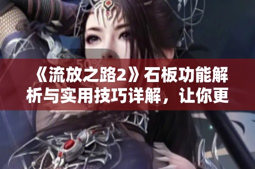 《流放之路2》石板功能解析与实用技巧详解，让你更好掌握游戏要素