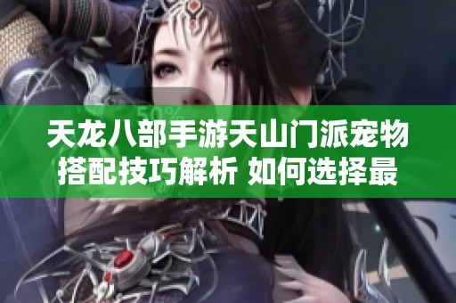 天龙八部手游天山门派宠物搭配技巧解析 如何选择最佳宝宝提升战斗力