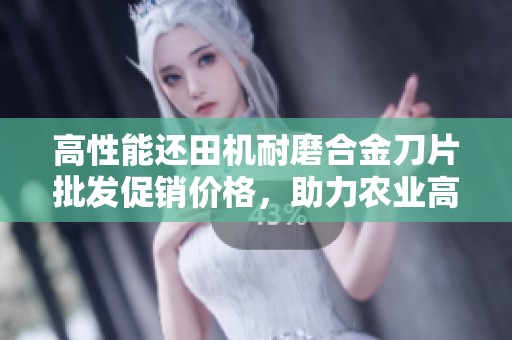 高性能还田机耐磨合金刀片批发促销价格，助力农业高效作业与持久耐用选择
