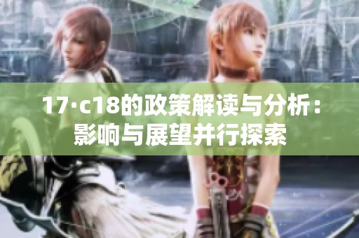 17·c18的政策解读与分析：影响与展望并行探索