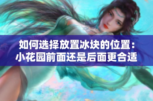 如何选择放置冰块的位置：小花园前面还是后面更合适