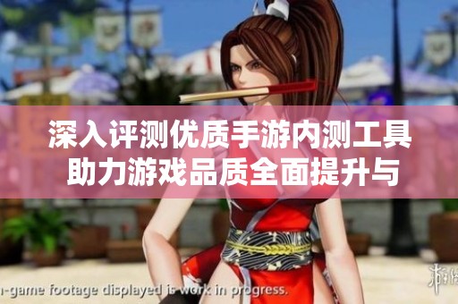 深入评测优质手游内测工具 助力游戏品质全面提升与飞跃发展