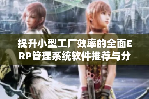 提升小型工厂效率的全面ERP管理系统软件推荐与分析