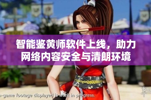 智能鉴黄师软件上线，助力网络内容安全与清朗环境