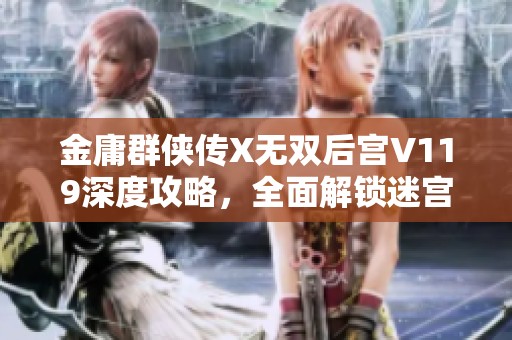 金庸群侠传X无双后宫V119深度攻略，全面解锁迷宫挑战与后宫秘密技巧分享