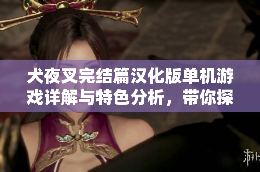 犬夜叉完结篇汉化版单机游戏详解与特色分析，带你探索游戏魅力与玩法