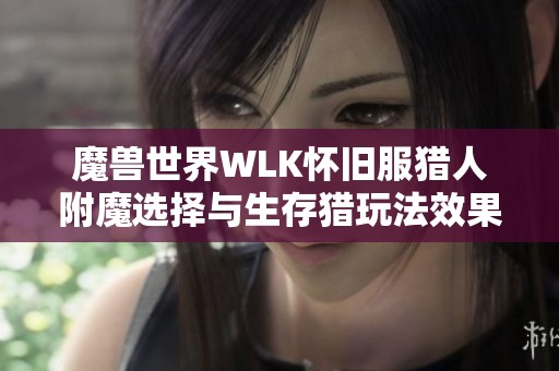魔兽世界WLK怀旧服猎人附魔选择与生存猎玩法效果详解分析