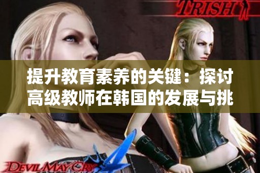 提升教育素养的关键：探讨高级教师在韩国的发展与挑战