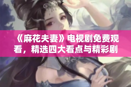 《麻花夫妻》电视剧免费观看，精选四大看点与精彩剧情解析
