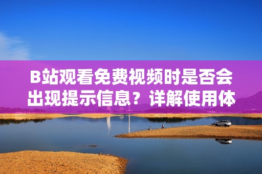 B站观看免费视频时是否会出现提示信息？详解使用体验与规则