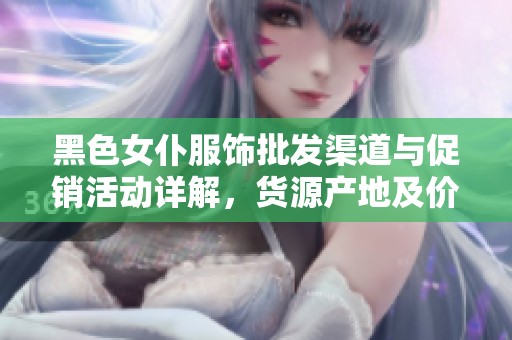 黑色女仆服饰批发渠道与促销活动详解，货源产地及价格优势分析