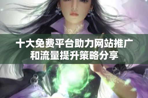 十大免费平台助力网站推广和流量提升策略分享