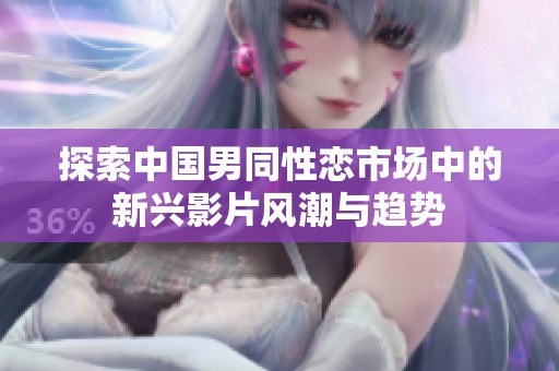探索中国男同性恋市场中的新兴影片风潮与趋势