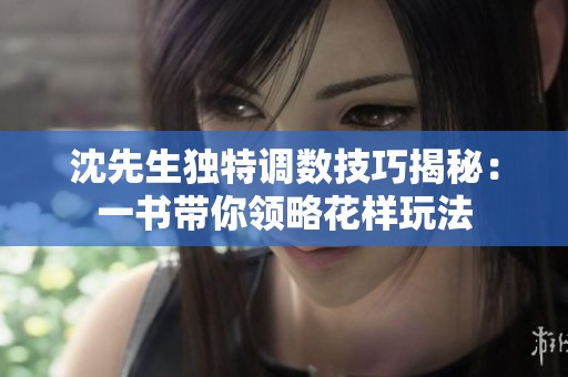 沈先生独特调数技巧揭秘：一书带你领略花样玩法