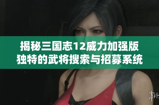 揭秘三国志12威力加强版独特的武将搜索与招募系统的魅力与玩法分析