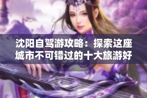 沈阳自驾游攻略：探索这座城市不可错过的十大旅游好去处与活动推荐