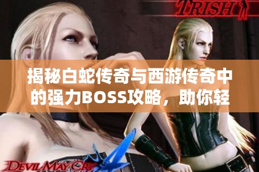 揭秘白蛇传奇与西游传奇中的强力BOSS攻略，助你轻松战胜暗影西游域极天下挑战！