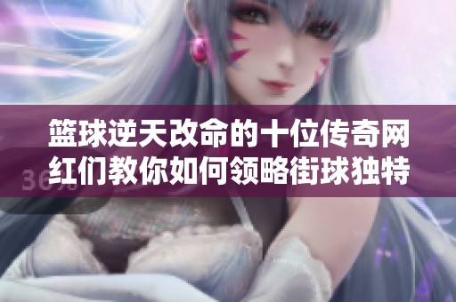 篮球逆天改命的十位传奇网红们教你如何领略街球独特魅力与热血精神