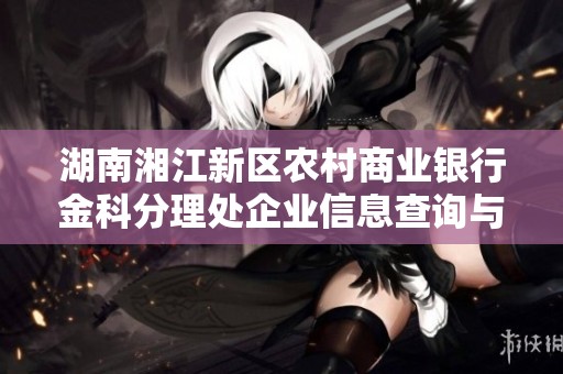 湖南湘江新区农村商业银行金科分理处企业信息查询与分析