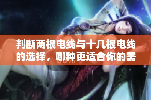 判断两根电线与十几根电线的选择，哪种更适合你的需求