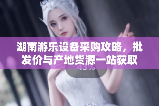 湖南游乐设备采购攻略，批发价与产地货源一站获取