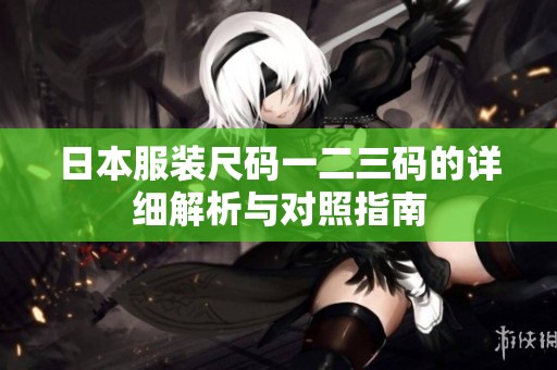 日本服装尺码一二三码的详细解析与对照指南