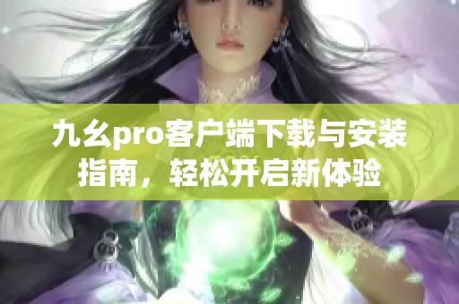 九幺pro客户端下载与安装指南，轻松开启新体验